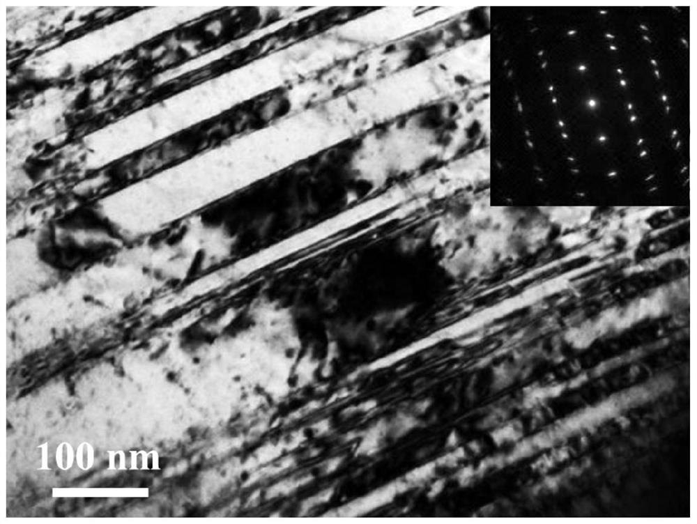 A high-strength and high-conductivity copper-chromium-zirconium alloy and its low-temperature deformation preparation method