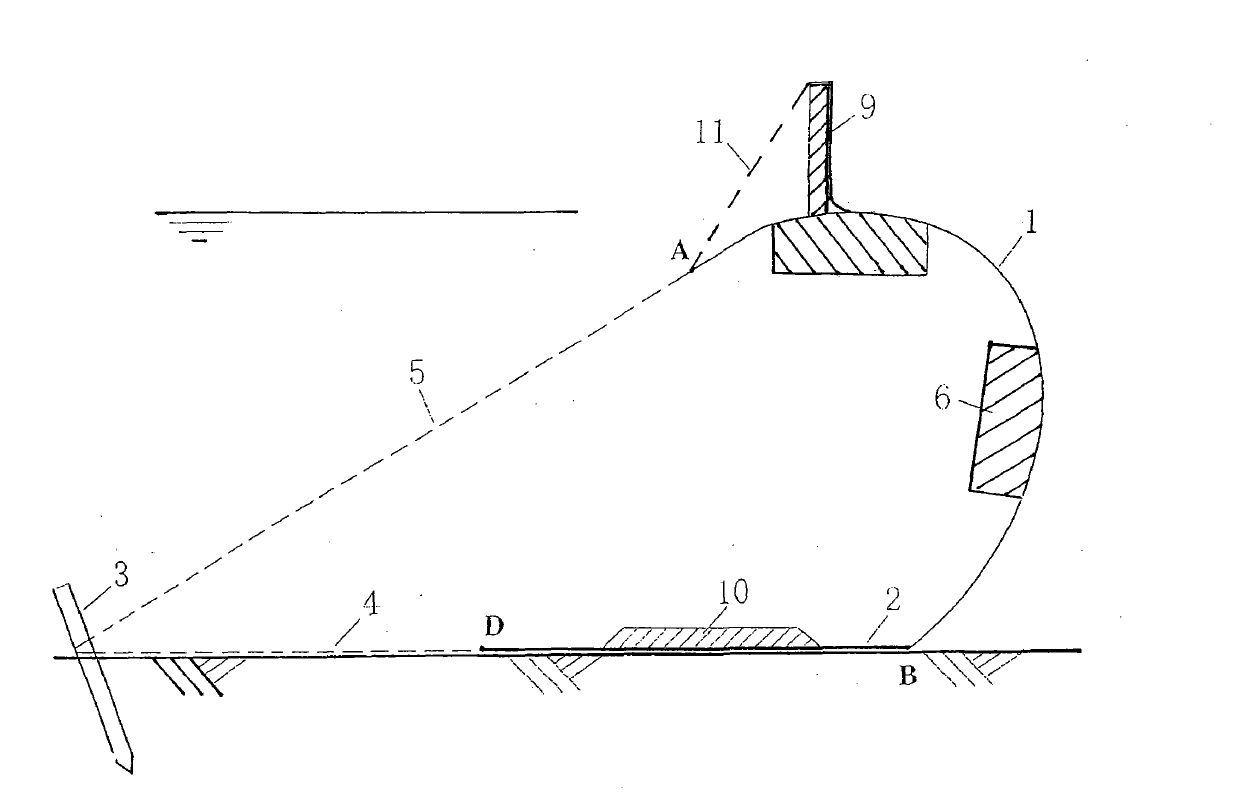 Structure and connecting and construction method for buoyancy dam type emergency water retaining small dike