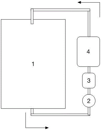 Beer brewing saccharifying heating device and beer brewing saccharifying heating method