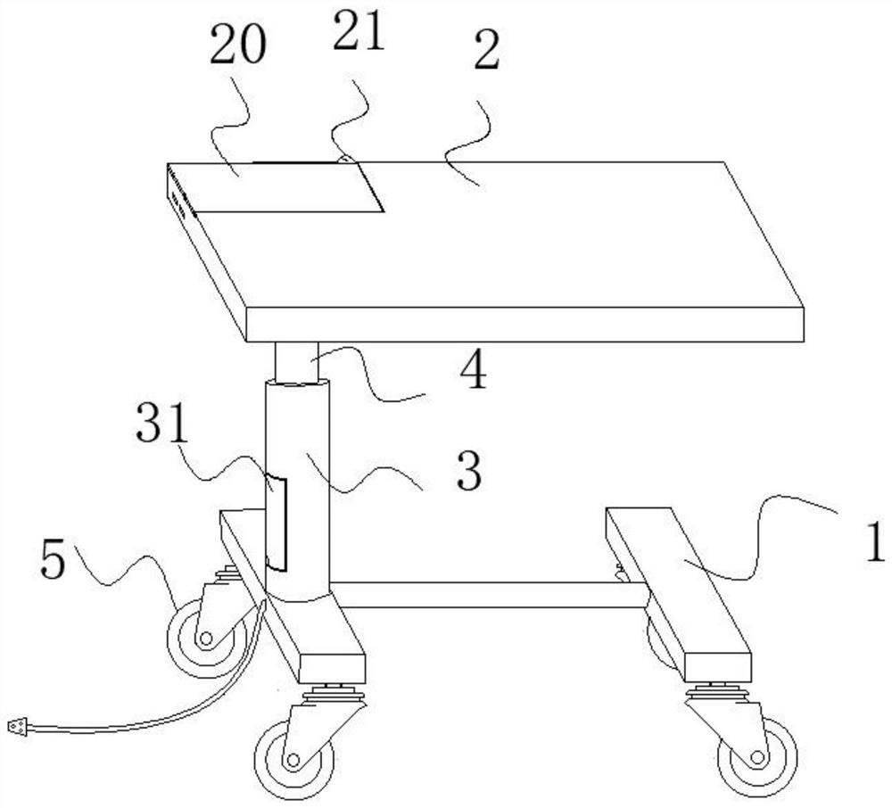 Multifunctional intelligent dining table for ICU and dining table system