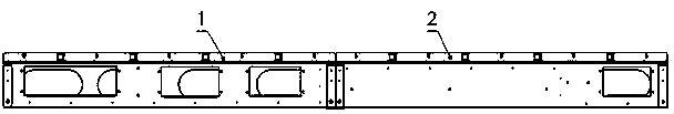 Installation structure of a disc-type electric cabinet for a low-floor vehicle