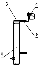 Installation structure of a disc-type electric cabinet for a low-floor vehicle