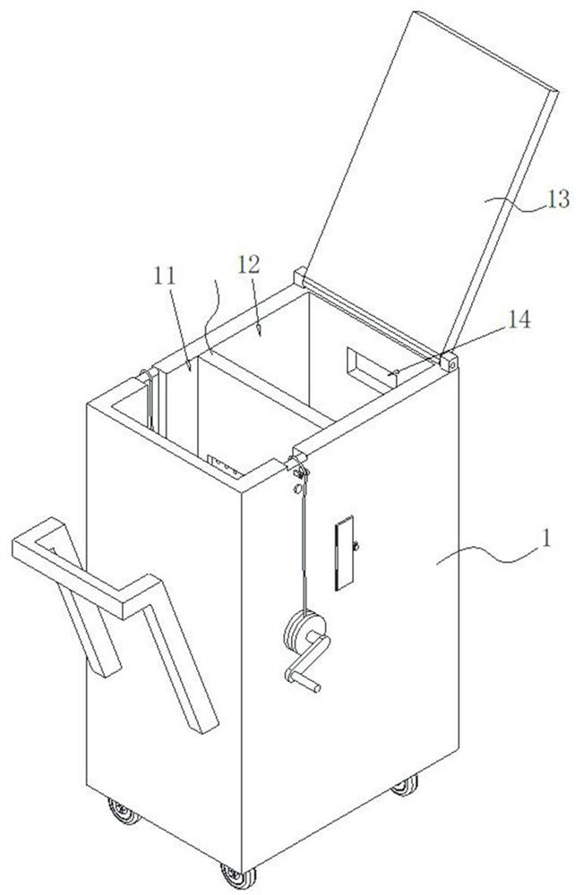 A medical sewage treatment device