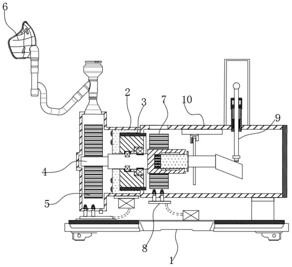 A respiratory training rehabilitation device for pneumoconiosis care