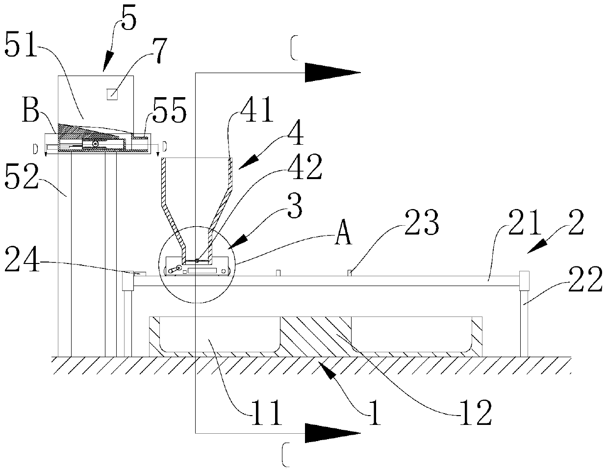 Feeding device for animal husbandry