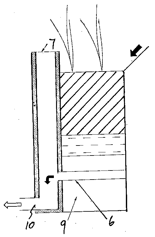 Bacteria filter for urban rainwater collecting