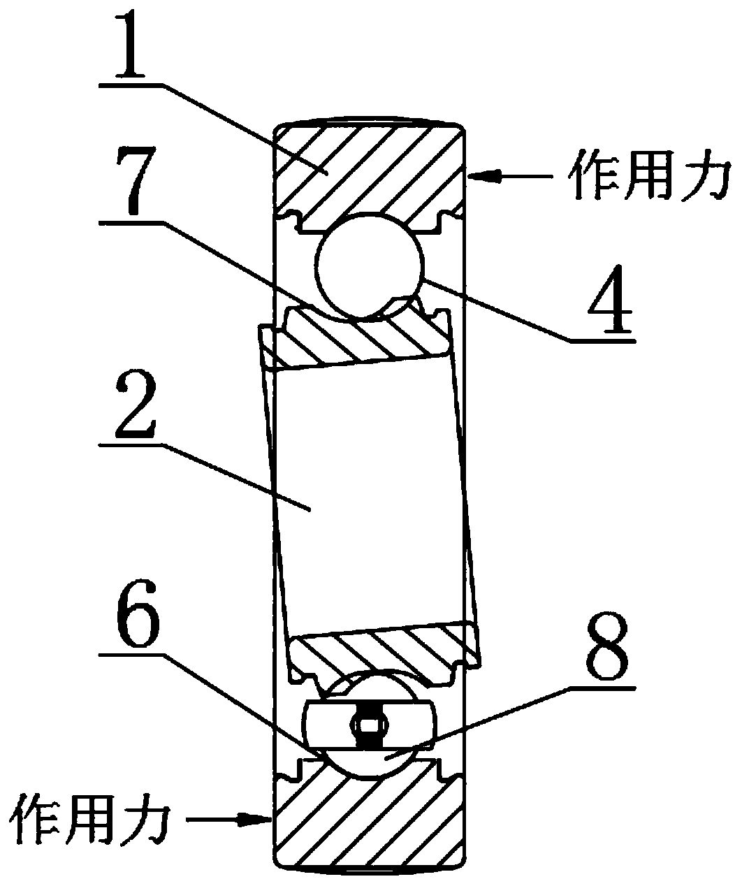 Outer spherical bearing