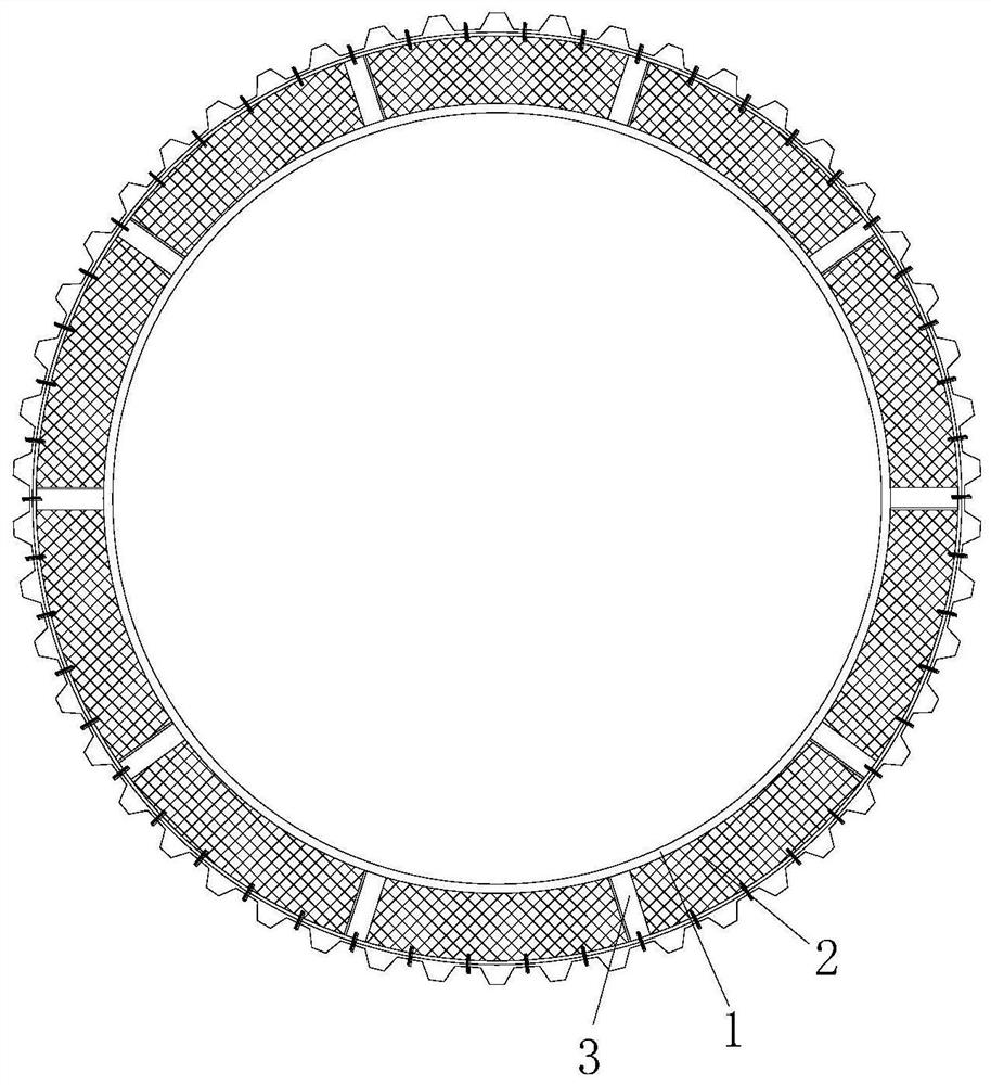 Large tank metal heat preservation structure