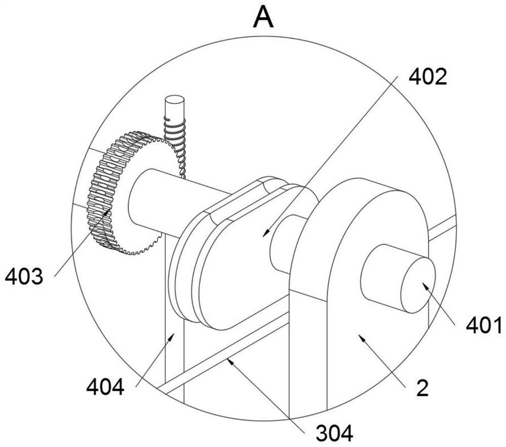 Extension type irradiation device used for dangerous road section of municipal one-way road