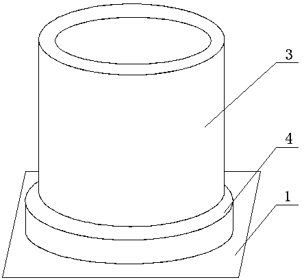 Synchronous shrinkage liner tube for sintering tubular ITO target blank and preparation method thereof