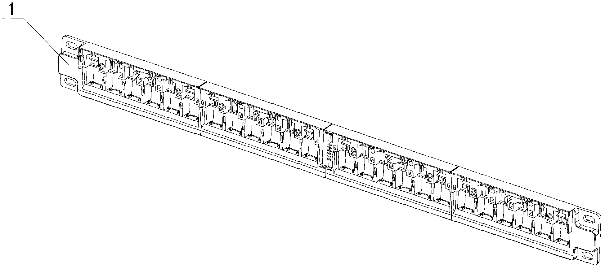 Distributing frame monitoring apparatus with combination of port triggering and link scanning