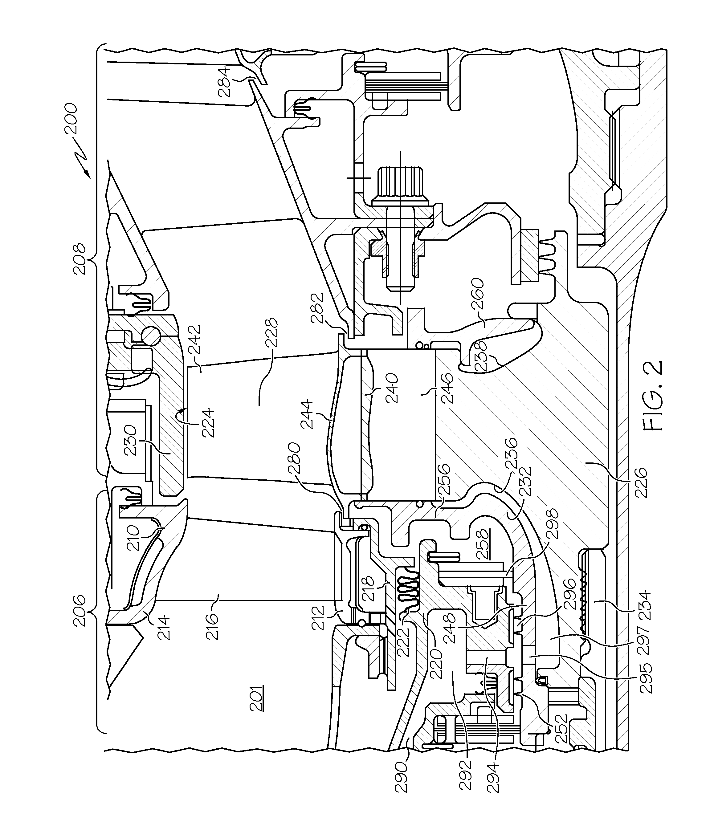 Flow discouraging systems and gas turbine engines