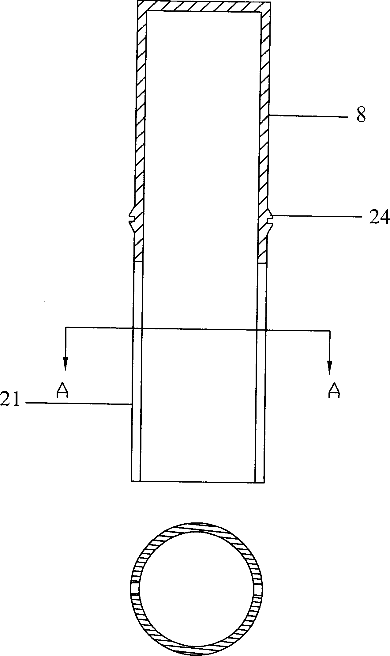 Automatic injection powder mixing syringe