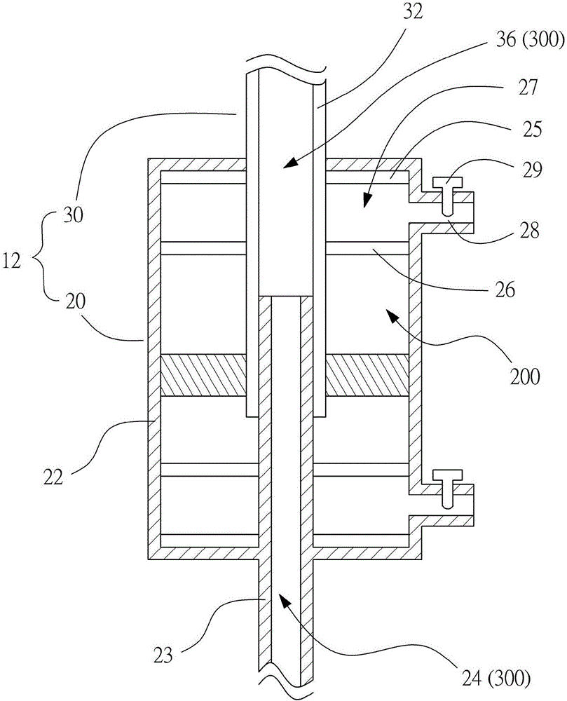 Hollow buffer drive