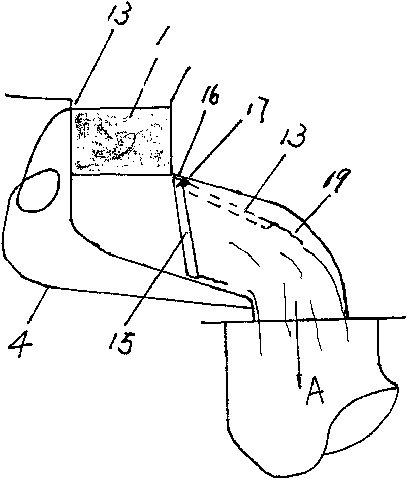 Direct drainage toilet bowl with deodorant valve