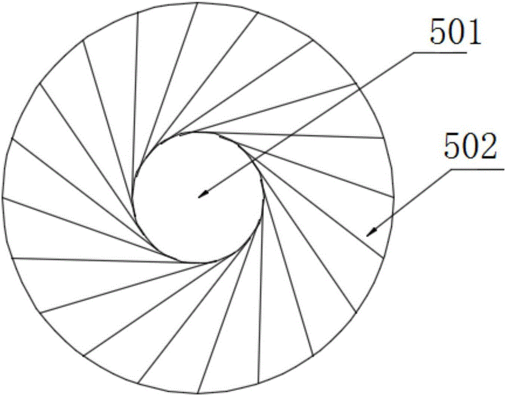 Wet type fine particle high-efficiency cyclone removal device