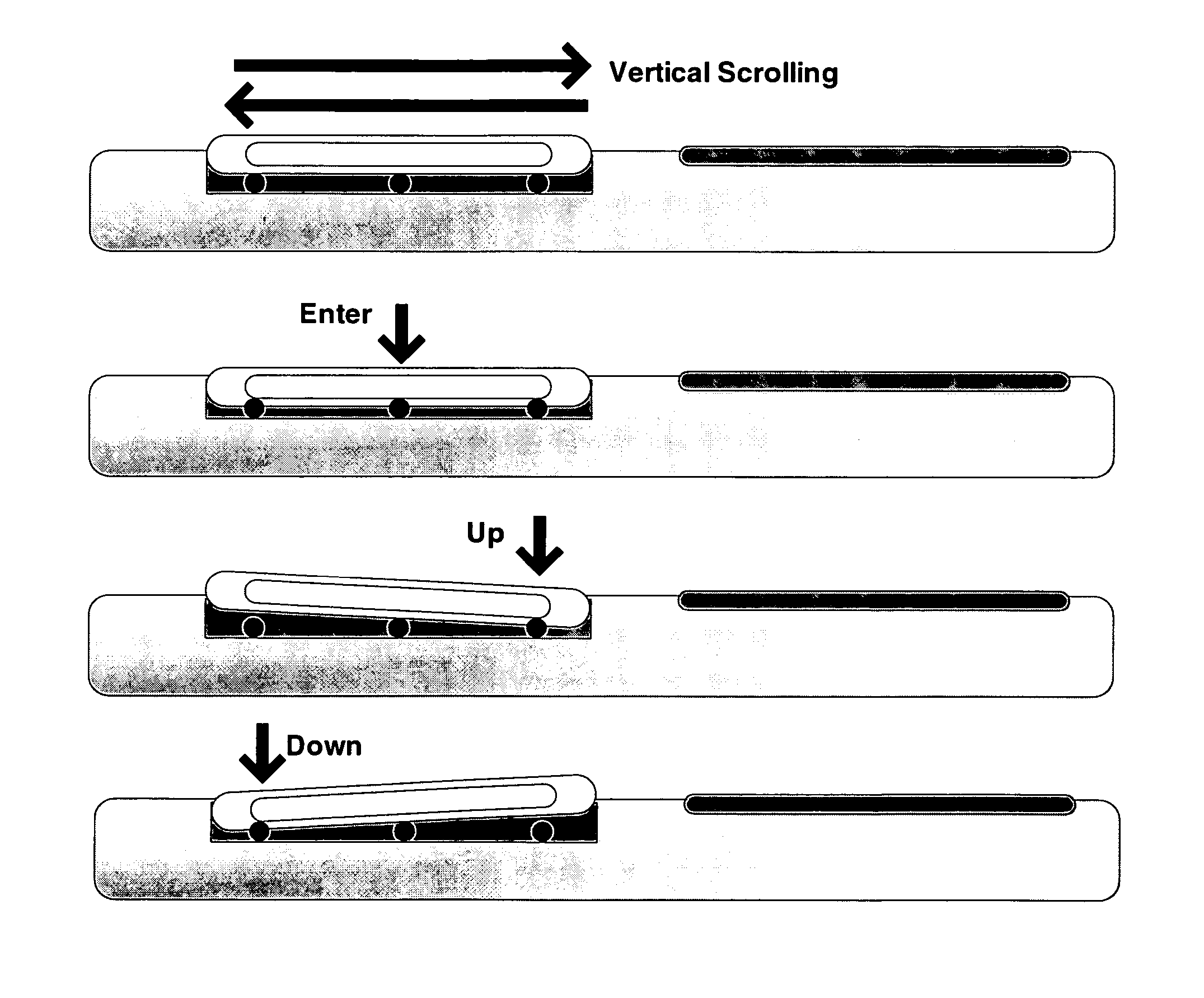 Touch sensitive and mechanical user input device