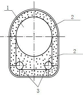 Anti-freezing method suitable for polar sailing ship