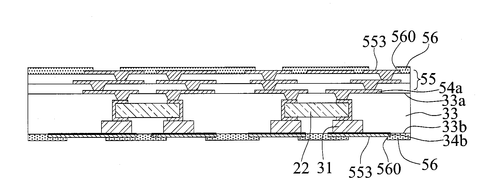 Packaging substrate having a passive element embedded therein and method of fabricating the same