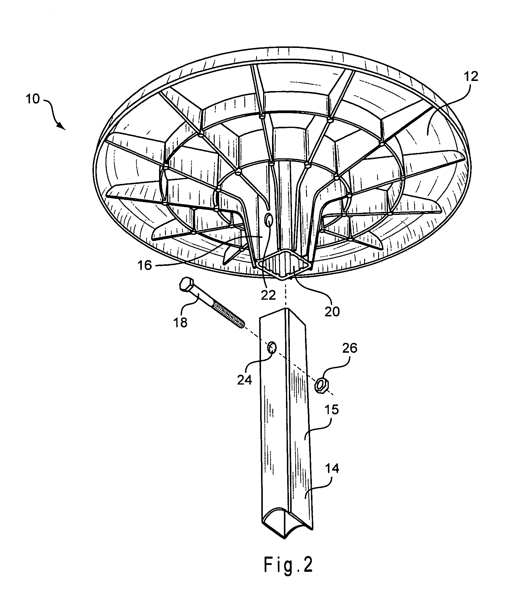 Stool with a noncircular support