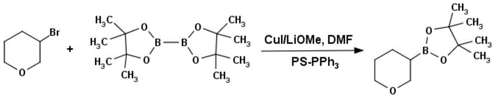 Method for preparing tetrahydropyrane-3-boronic acid pinacol ester