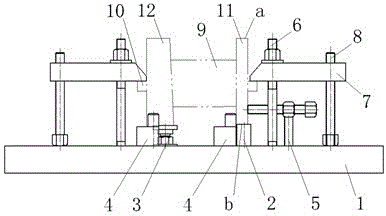 Quick clamping and alignment method and fixture for milling arc segments of stationary blade grid