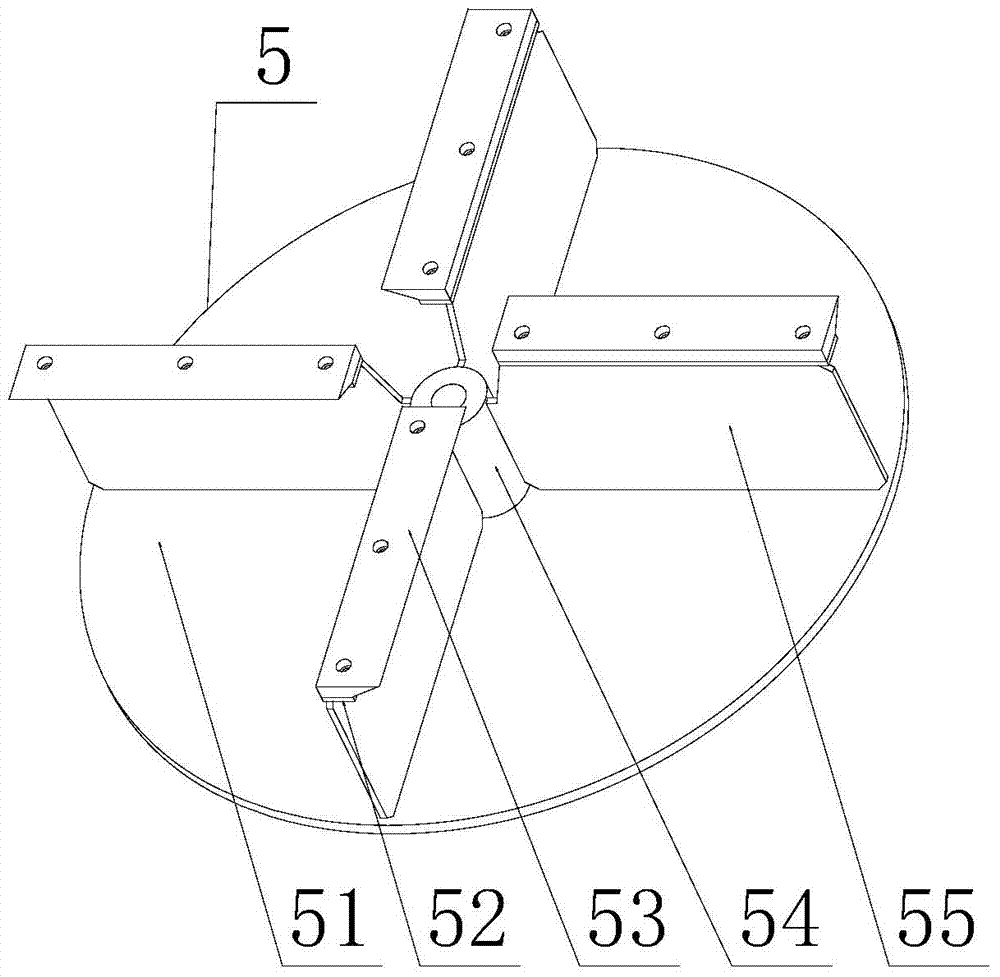 Straw chopping and wind blowing directional throwing device