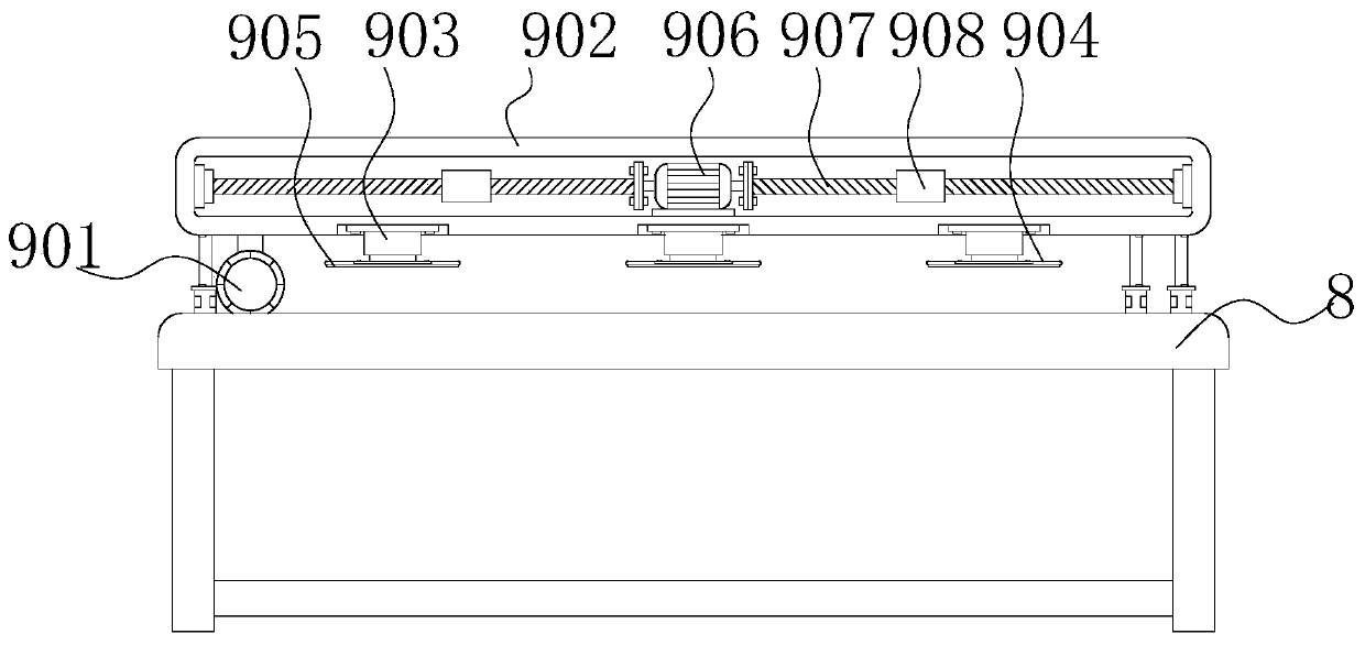 Welding and positioning device for stand column of door plate