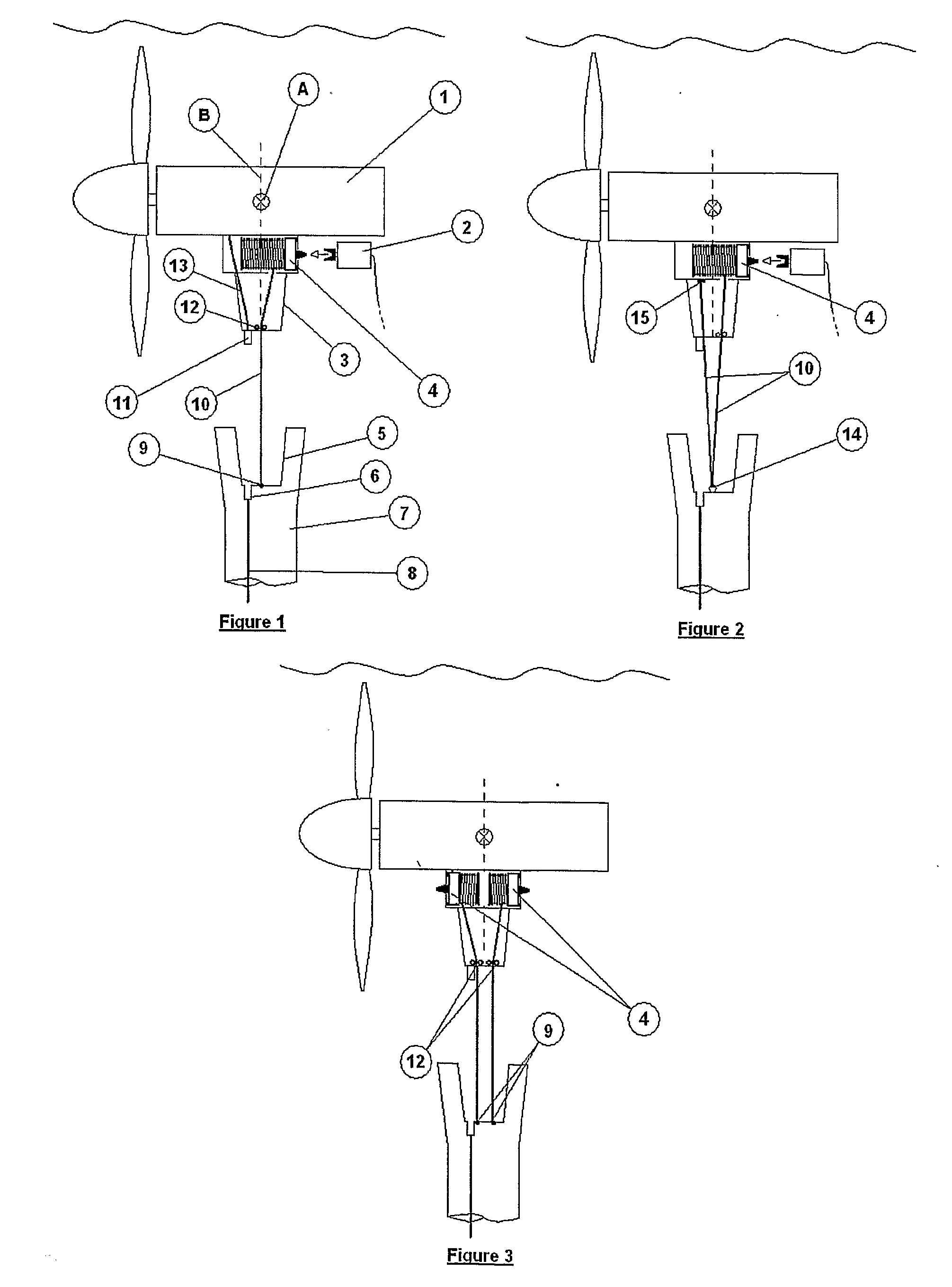 Deployment apparatus for submerged power plant