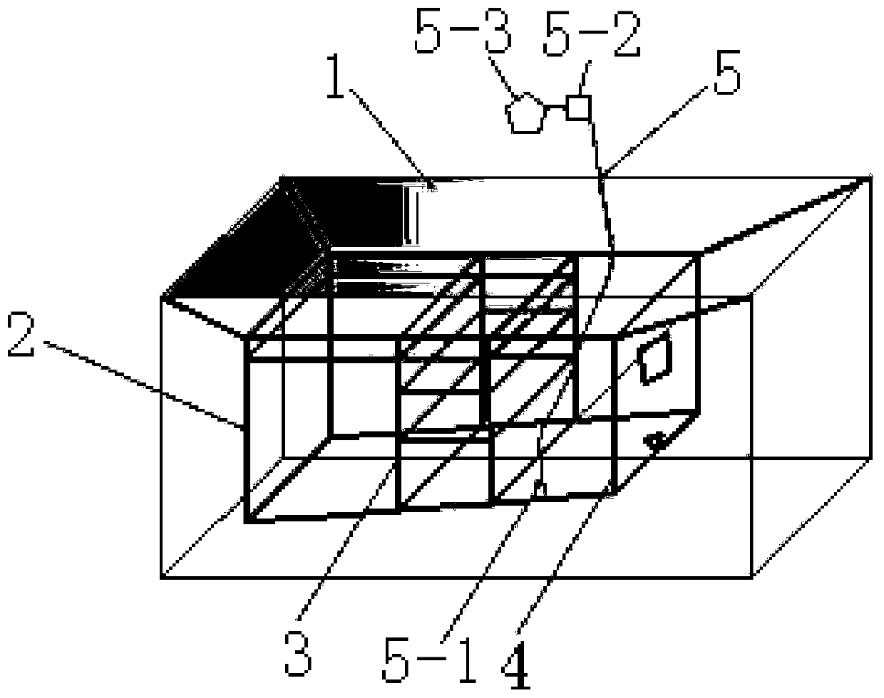 Automatically washable gulley flow measuring device