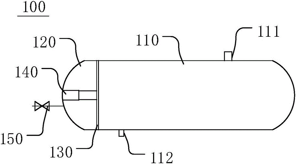 Inner container of water tank and water heater