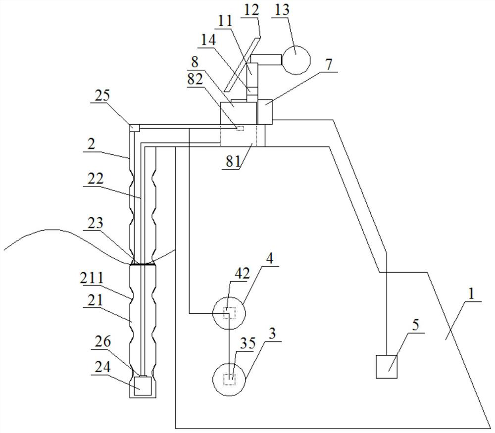 Monitoring device and method for monitoring and early warning of hydraulic structure