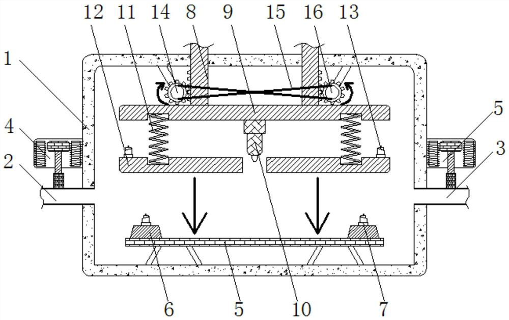 LED nitrogen sealing bonding wire device capable of avoiding welding oxidation