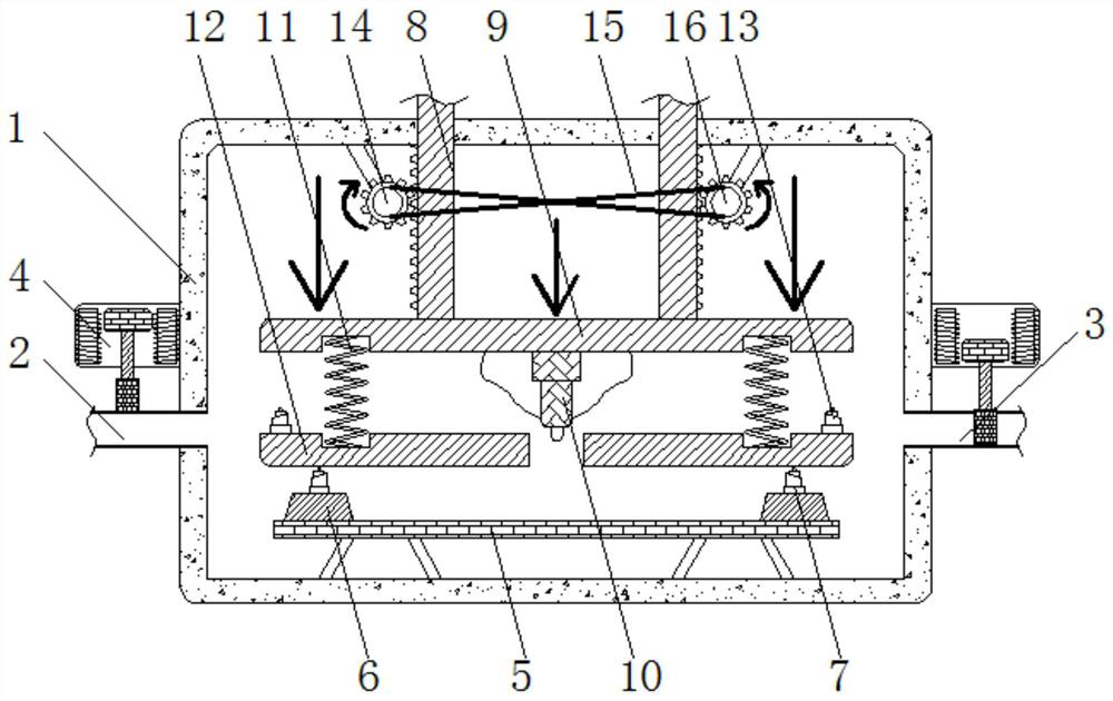 LED nitrogen sealing bonding wire device capable of avoiding welding oxidation