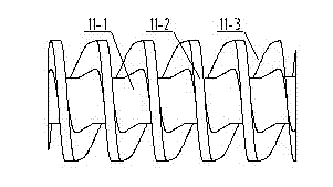 Self-absorption air type cyclone foaming device for dust removal of coal mine