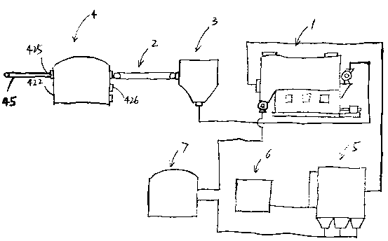 Production line used for drying coal slime