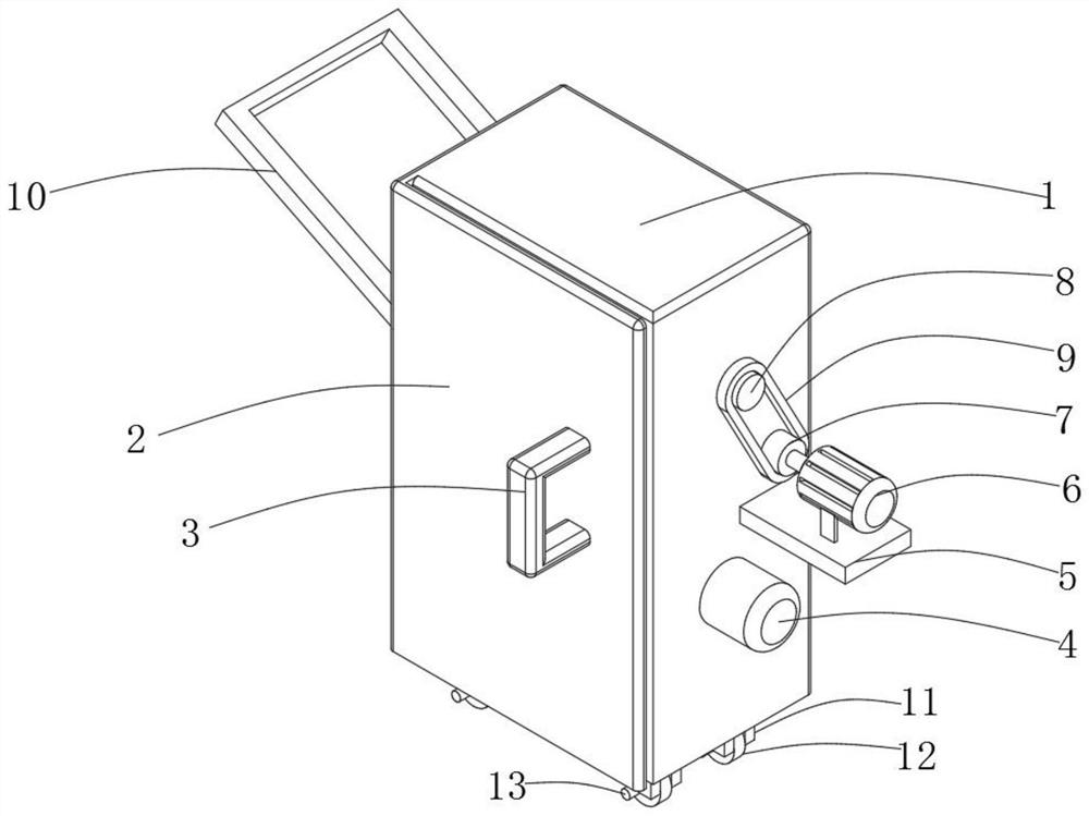 Disinfection device for medical nursing appliance