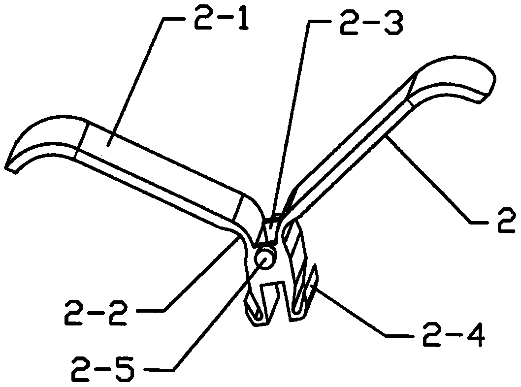 Mitral valve clamp capable of realizing horizontal and vertical clamp and conveyor system