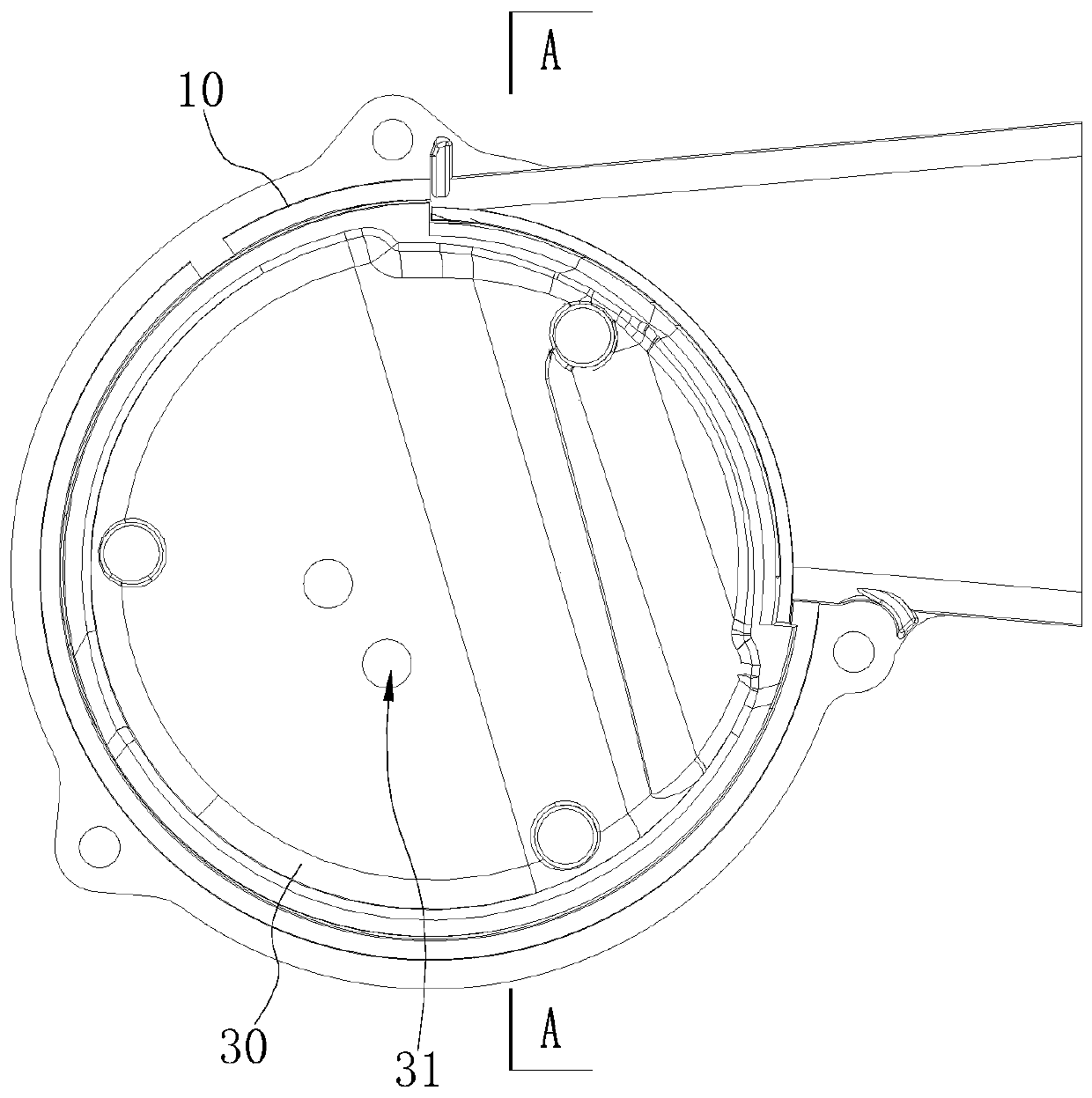 Air inlet component, air filter and motor vehicle