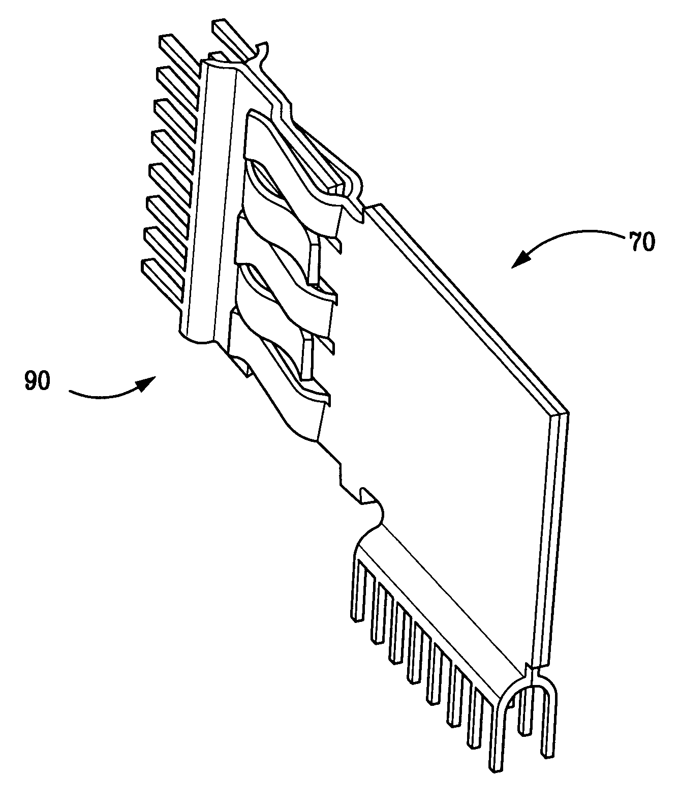 Electrical power contacts and connectors comprising same