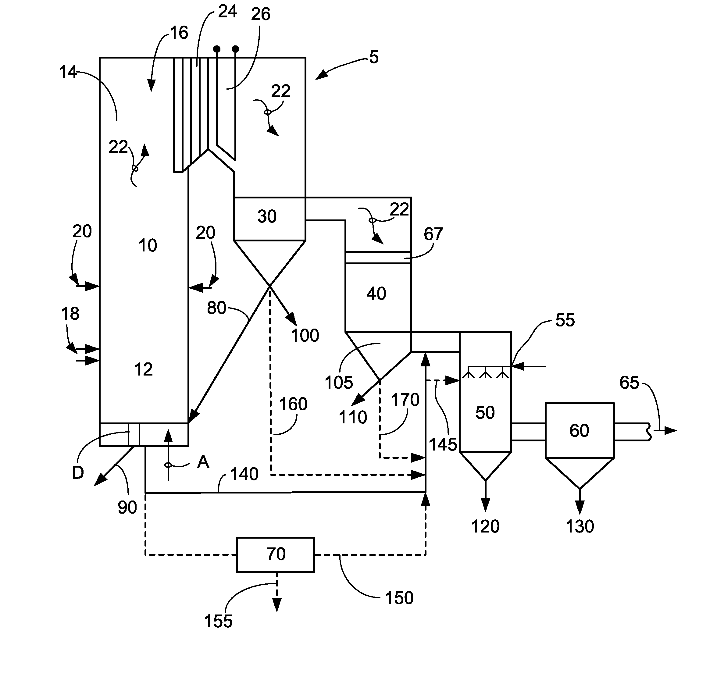 Bottom ash injection for enhancing spray dryer absorber performance