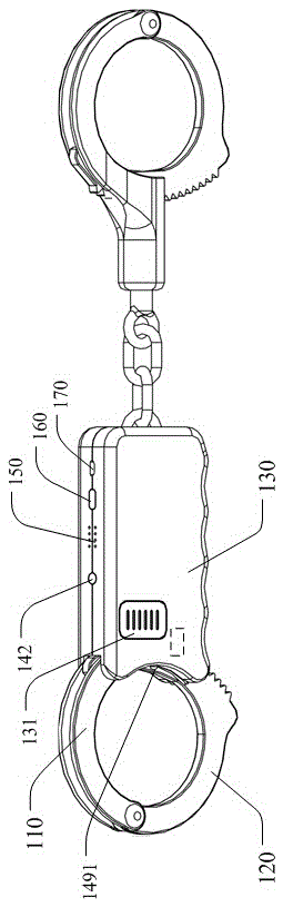 Intelligent handcuffs and a remote management system thereof