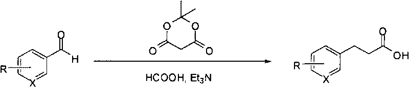 Method for fast synthesizing 3-substituted aromatic acid