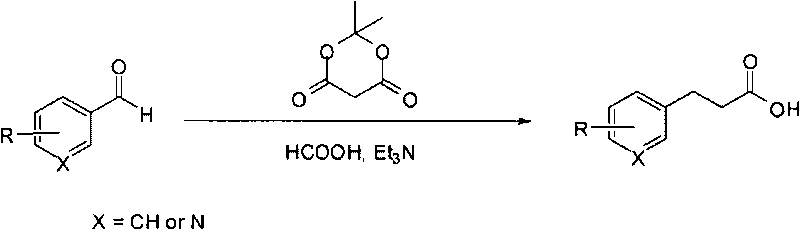 Method for fast synthesizing 3-substituted aromatic acid