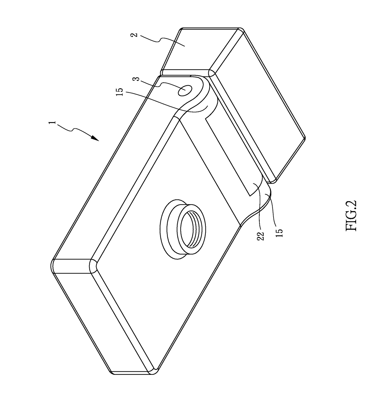 Assembly of a light and a watch of a bicycle capable for adjusting angle