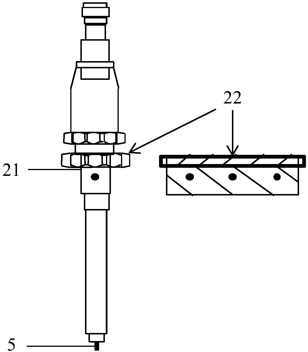 Gasoline engine spark plug, ignition method thereof and detection method