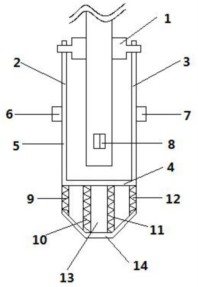 Bicycle rear-end collision warning protection device