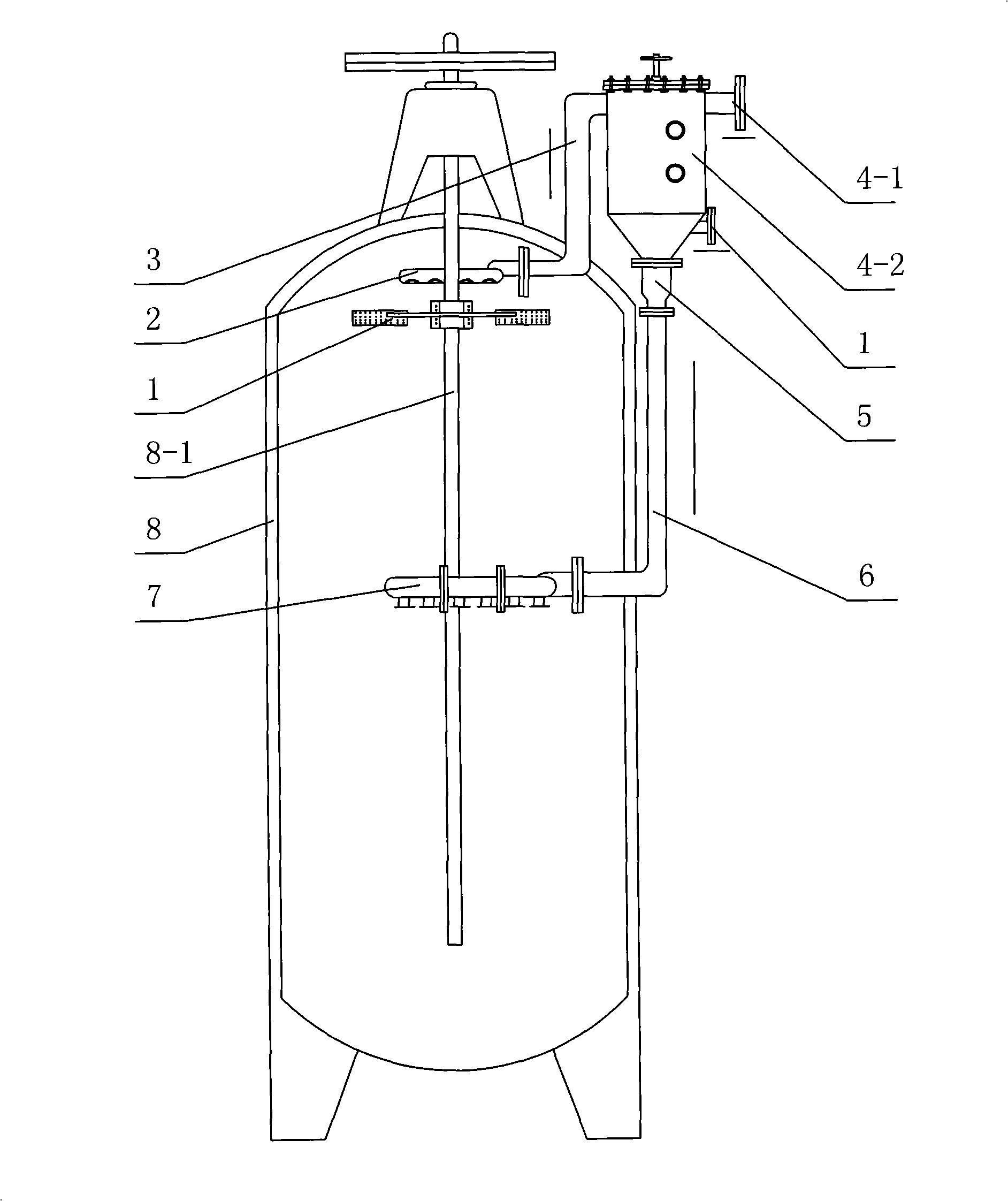 Multifunctional and composite type foam-preventing recovery device for biofermentation