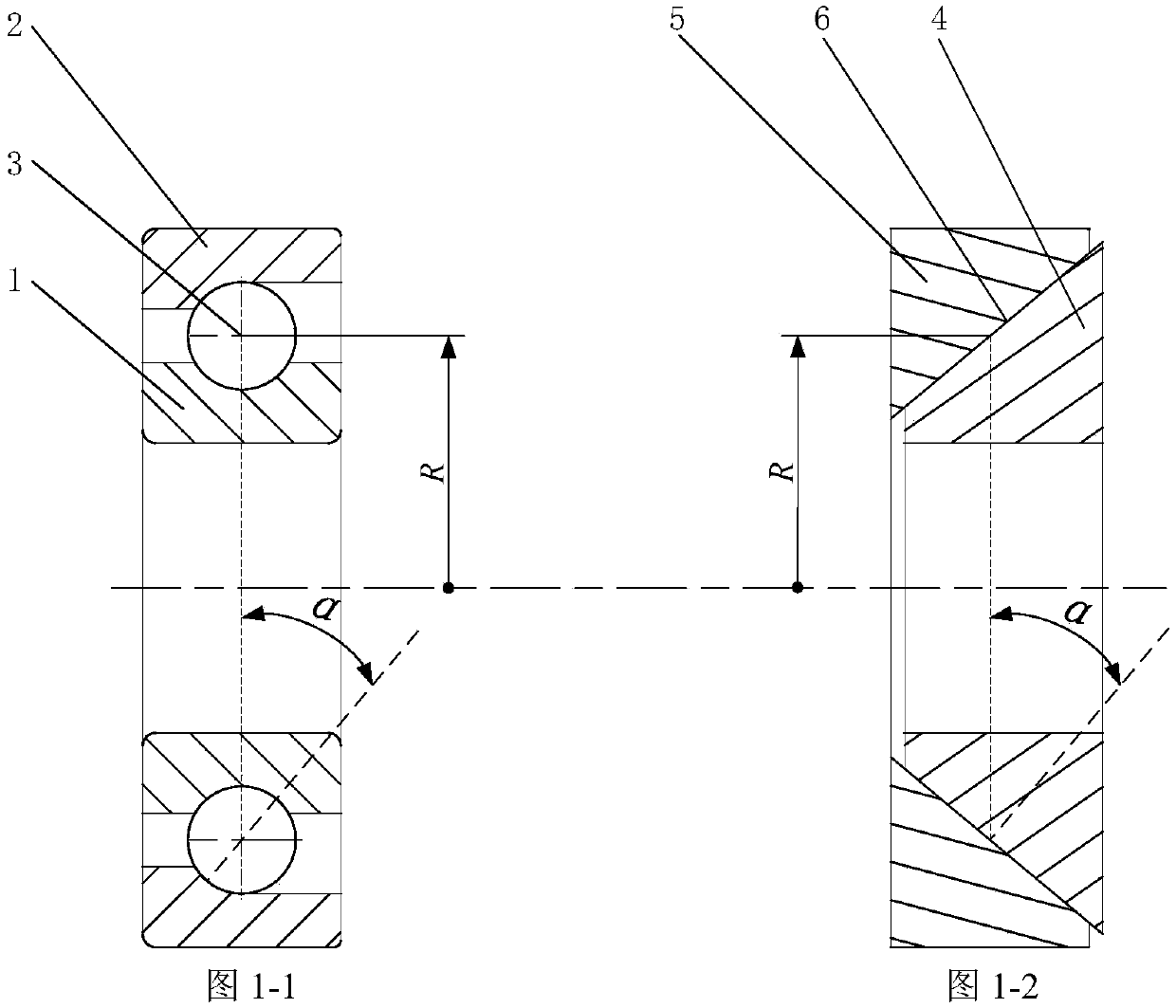 Equivalent friction coefficient measurement device and method of rolling bearing