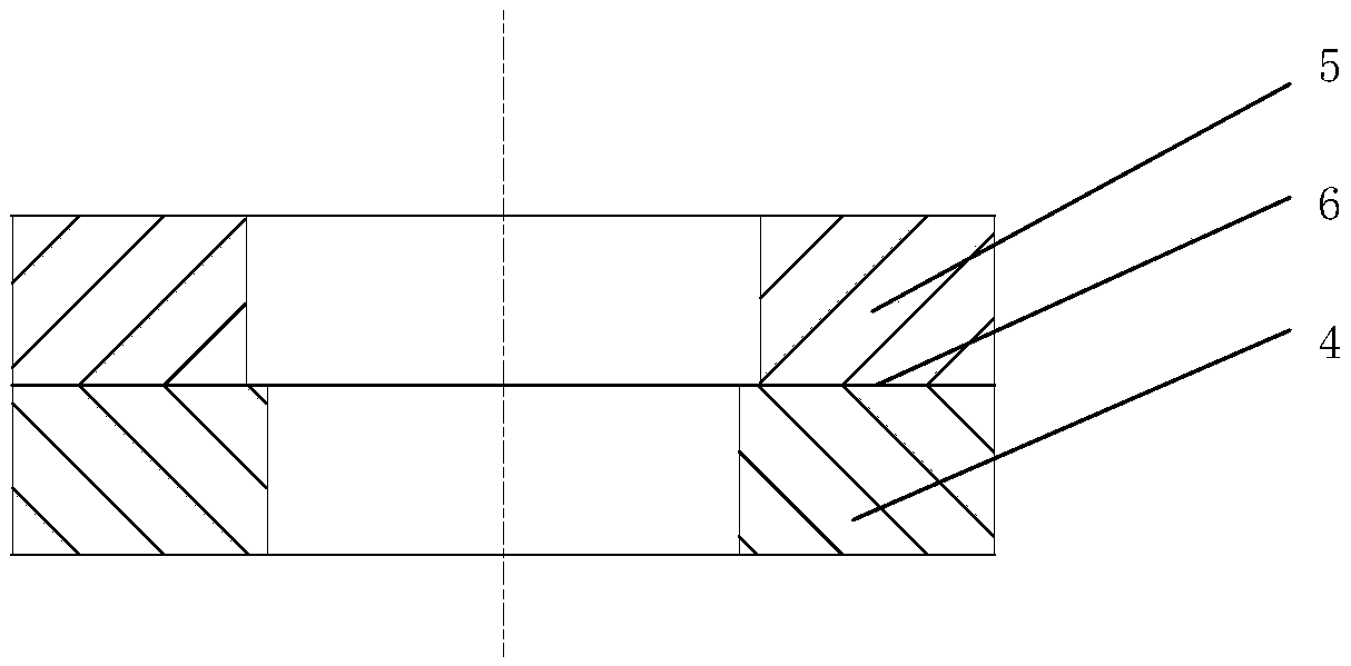 Equivalent friction coefficient measurement device and method of rolling bearing